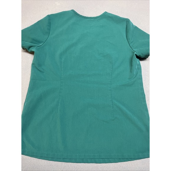 Figs Catarina V Neck Women's Small Technical Pocket Medical Scrub Work Top - Picture 4 of 4